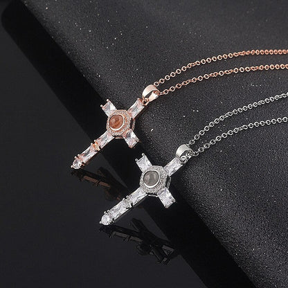 Crystal Cross Necklace