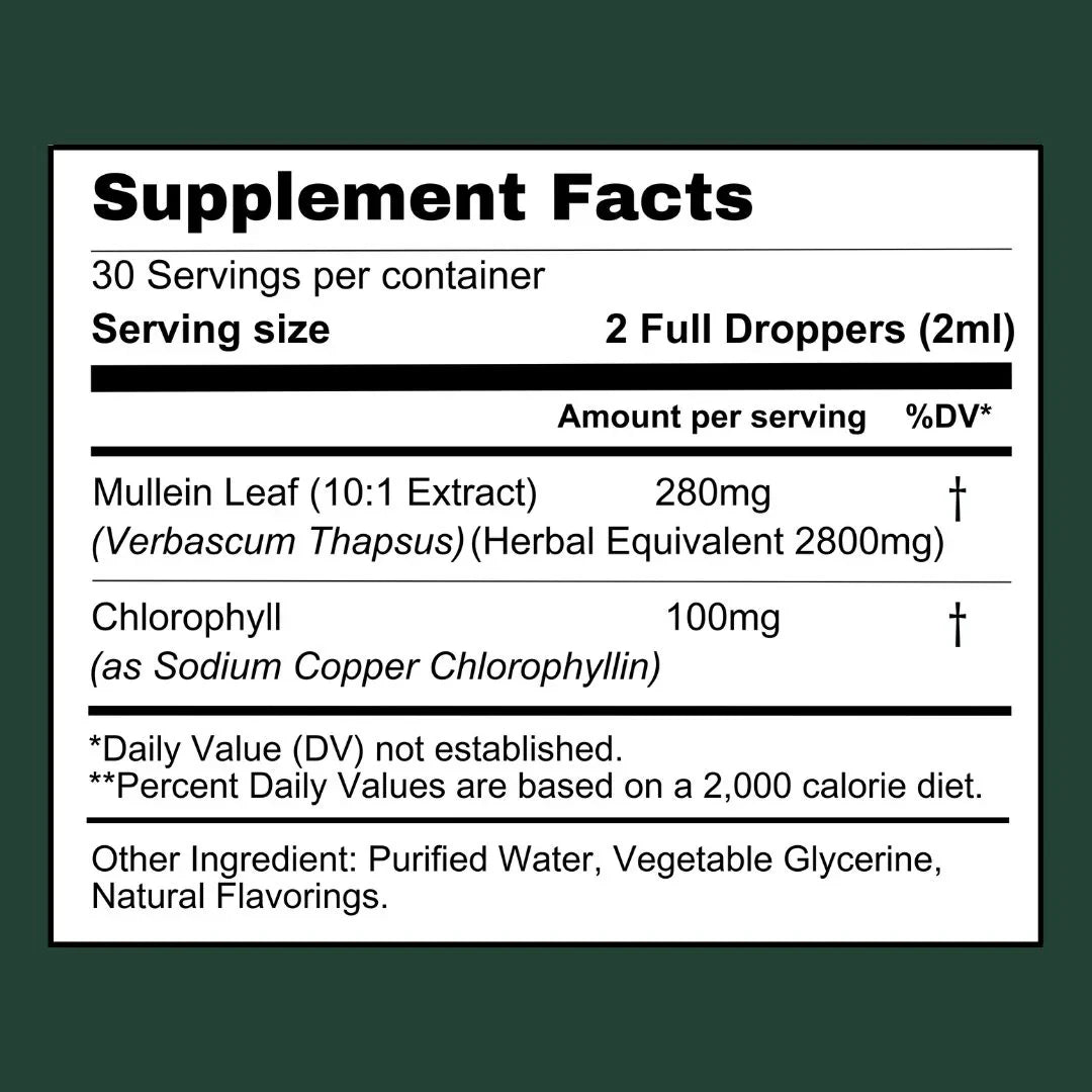 AMA - Mullein + Chlorofyl Longdruppels