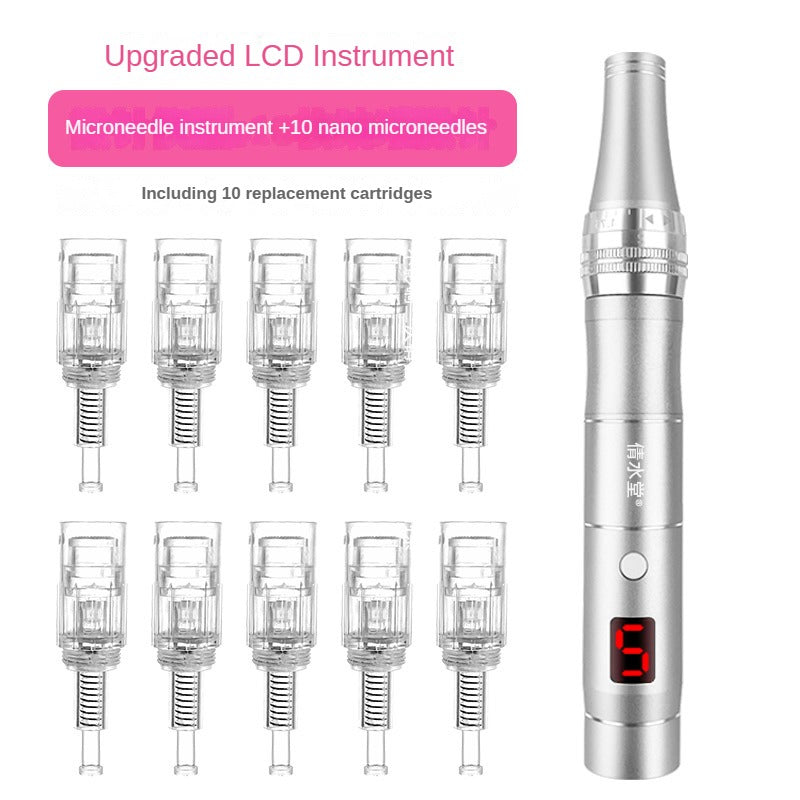 DermaGlow™ Microneedling Kit + Free Hyaluronic Serum