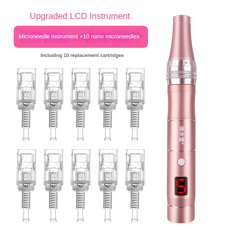 DermaGlow™ Microneedling Kit + Free Hyaluronic Serum