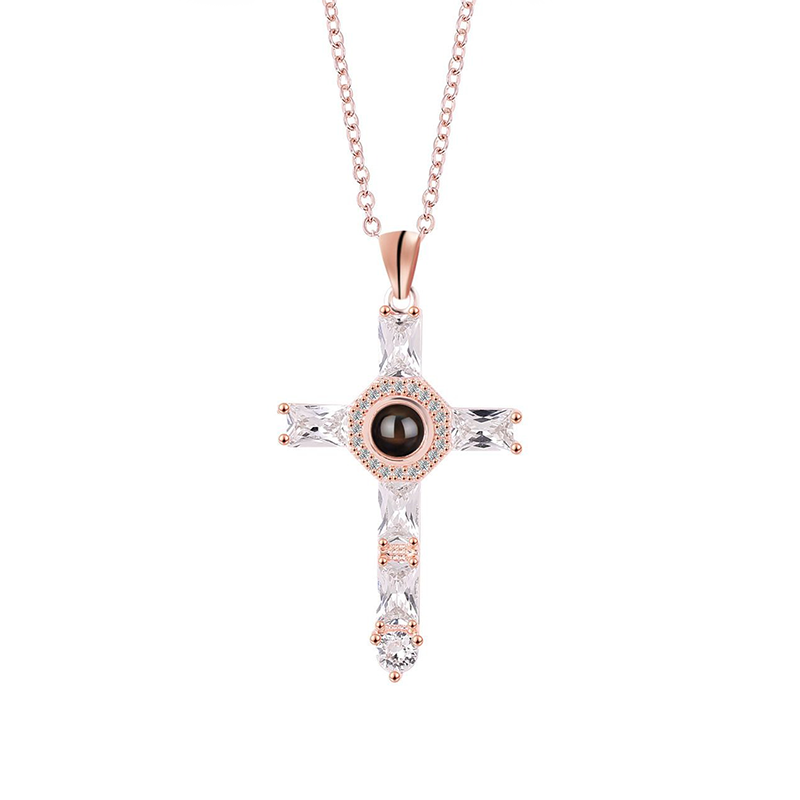 Crystal Cross Necklace